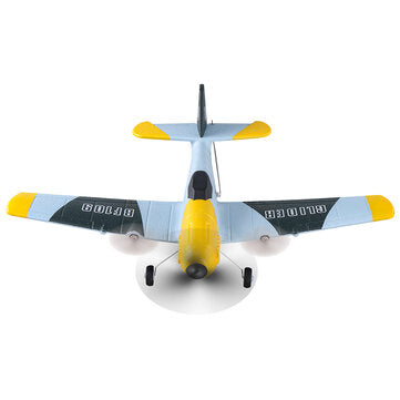 KFPLAN Z61 BF109 370mm Wingspan 2.4GHz 3CH Built-in Gyro EPP RC Airplane Glider Fixed Wing RTF For Beginners