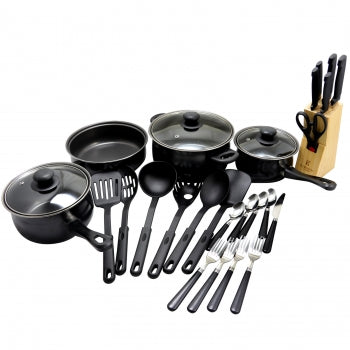 GIBSON HOME Gibson Home Total Kitchen 32 Piece Cookware Combo Set Model: 64269.32