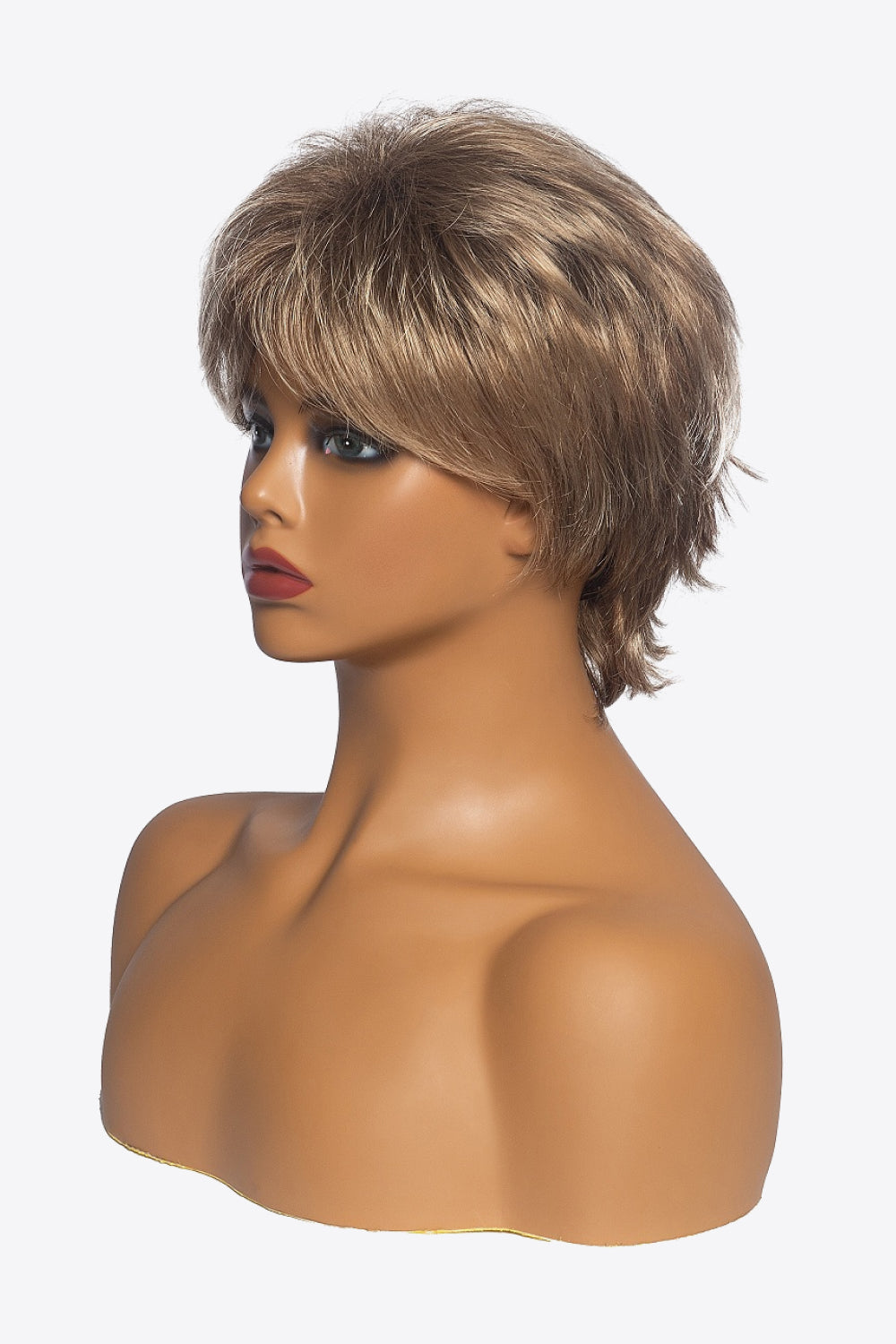 Synthetic Short Layered Wigs in Blonde 3''