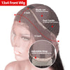 Loose Deep Wave Frontal Wig Hd Front Human Hair Wigs For Women 40 Inch