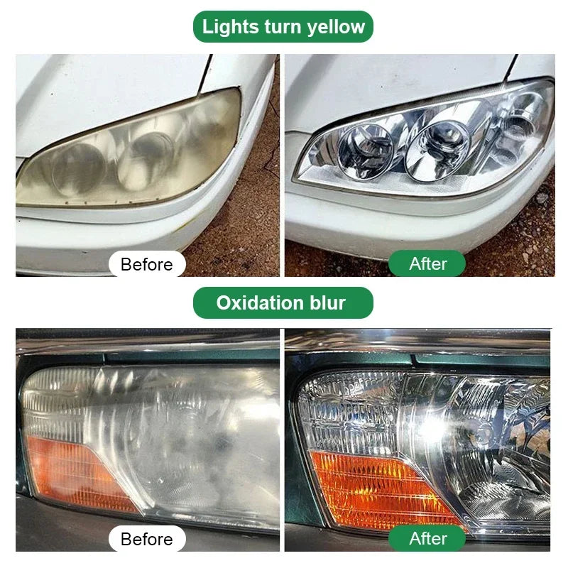 Car Headlight Restoration Polishing Kits