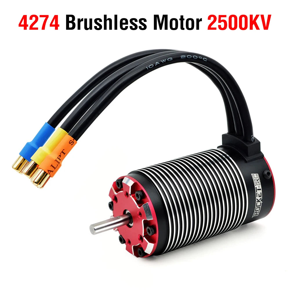 Surpass Hobby Rocket-RC Brushless Motor 4268 4274 4282 4292 for 1/8 1/7 RC Car Truck Off Road On Road Traxxas