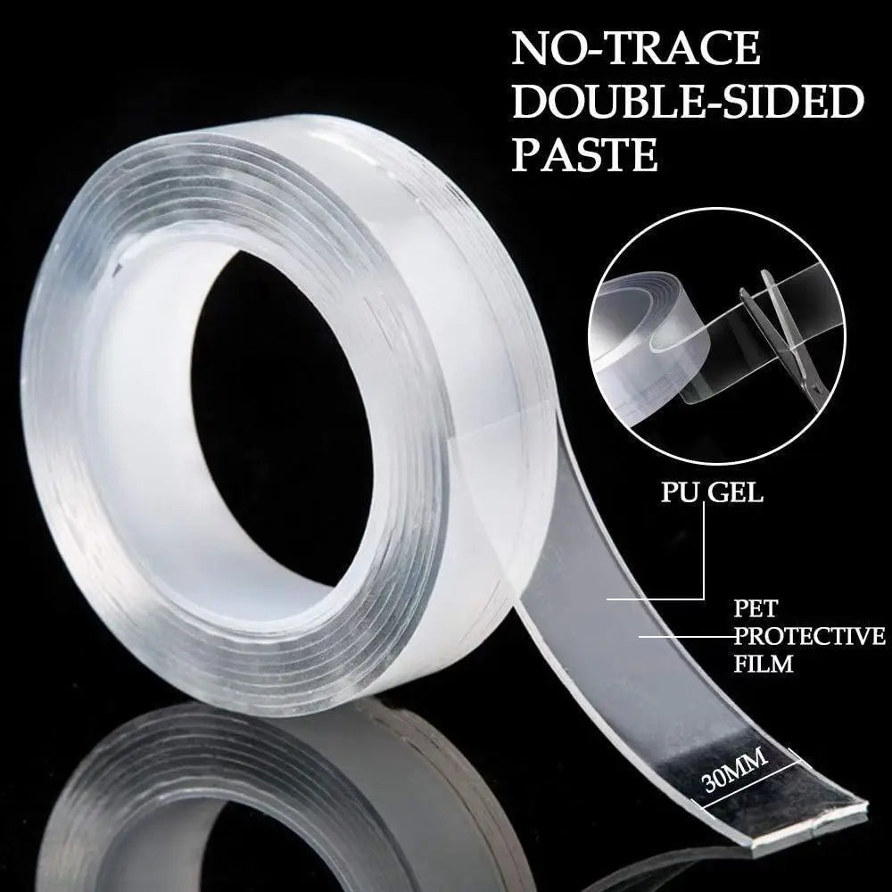 1/3/5m Nano Tape Double-Sided Adhesive Tape Traceless Waterproof