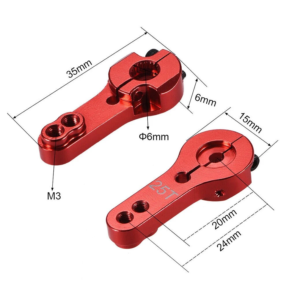 25T M3 Metal RC Servo Arm Horn for Futaba Savox Xcore HL HSP HD Power