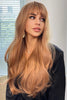 Full Machine Long Wave Synthetic Wigs 24''