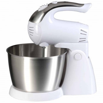 BRENTWOOD Brentwood 5-Speed Stand Mixer Stainless Steel Bowl 200W in White