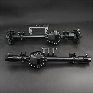 2PCS Upgraded All Metal Front Rear Bridge Axle Housing