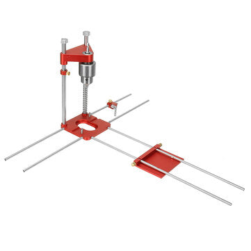 Upgraded All Aluminum Alloy Adjustable Woodworking Drill Locator Guide