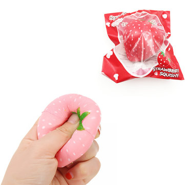 Squishyfun Strawberry Squishy Slow Rising 8CM