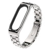 Mijobs Full Steel Watch Band Anti-lost Watch Strap for Xiaomi mi band 5 Non-original