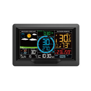 Digital Weather Station with Temperature Humidity Barometric Pressure Wind Speed and Rainfall Measurement