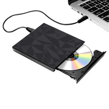 Mechzone Portable USB3.0 Type-C Optical Drives Black Tray Type