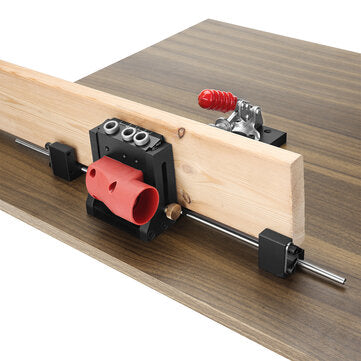 ENJOYWOOD XK4S PRO Pocket Hole Jig with Stabilizing Bar Stop Block