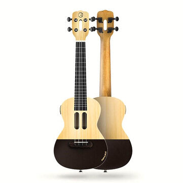 Populele U1 23 Inch 4 String Smart Ukulele with APP Controlled LED Light Bluetooth Connect