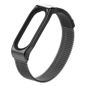 Mijobs Milan Stainless Steel Watch Band Replacement Watch Strap for Xiaomi mi band 5 Non-original