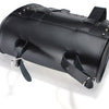 Motorcycle Scooter Tool Bag Saddle Bag Leather Storage Black