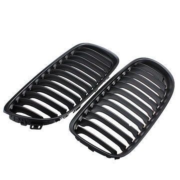 A Set Black Car Matte Front Grille Grills for BMW E90 LCT 3-Serise