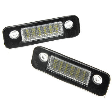 2x 12V 18LEDs License Number Plate Lamps Light for Ford Mondeo MK2