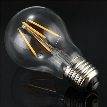 E27 4W White/Warm White COB LED Filament Retro Edison Bulbs 85-265V