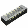 Load image into Gallery viewer, 600V 15A 6 Position Double Row Wire Barrier Block Screw Terminal Strip Panel