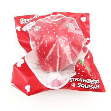 Squishyfun Strawberry Squishy Slow Rising 8CM