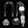 Fish Aquarium CO2 Diffuser Check Valve U Shape Glass Tube Suction Cup Kit Tank