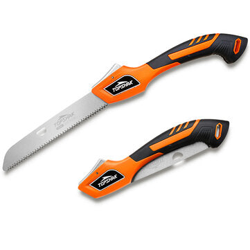 TOPSHAK TS-DS1 7-Inch SK5 Steel Staggered Teeth Folding Saw