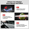AUTSOME 6 In 1 Cordless Car High Pressure Car Washer Washing Cleaner Machine Water Gun With 2 Battery