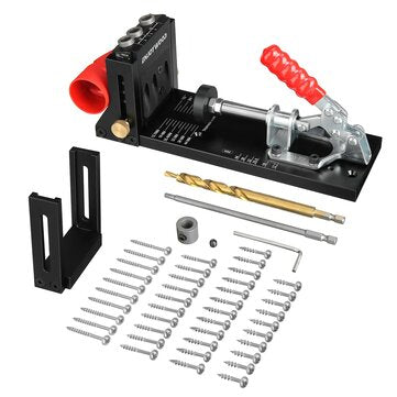 ENJOYWOOD XK4S PRO Pocket Hole Jig with Stabilizing Bar Stop Block