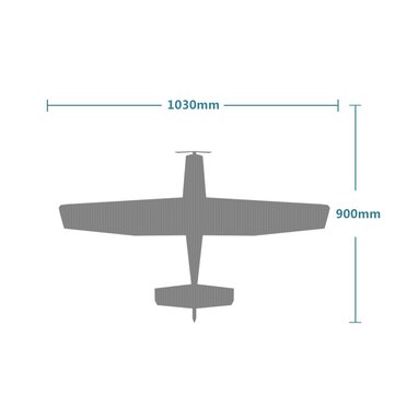 E0717 1030mm Wingspan Fixed Wing RC Airplane Aircraft KIT/PNP