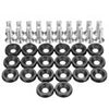 20pcs CNC Aluminum Bumper Fender Washer Bolt Engine Bay Dress Up Kit M6x15mm