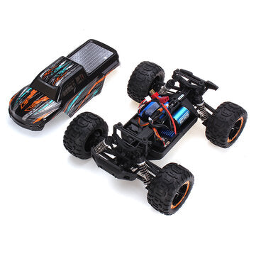 HBX 16889 Two Battery 1/16 2.4G 4WD 45km/h Brushless RC Car LED Light Full Proportional Off-Road Truck RTR Model