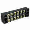 Load image into Gallery viewer, 600V 15A 6 Position Double Row Wire Barrier Block Screw Terminal Strip Panel