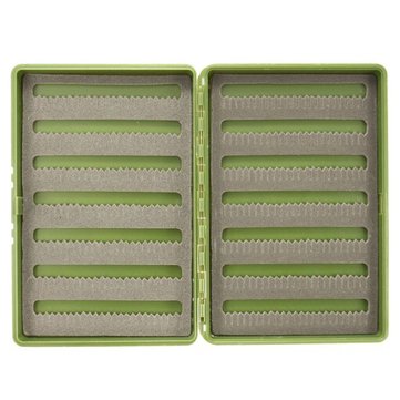 Plastic Slim Fly Fishing Box Fishing Tackle Box Slit Foam Insert